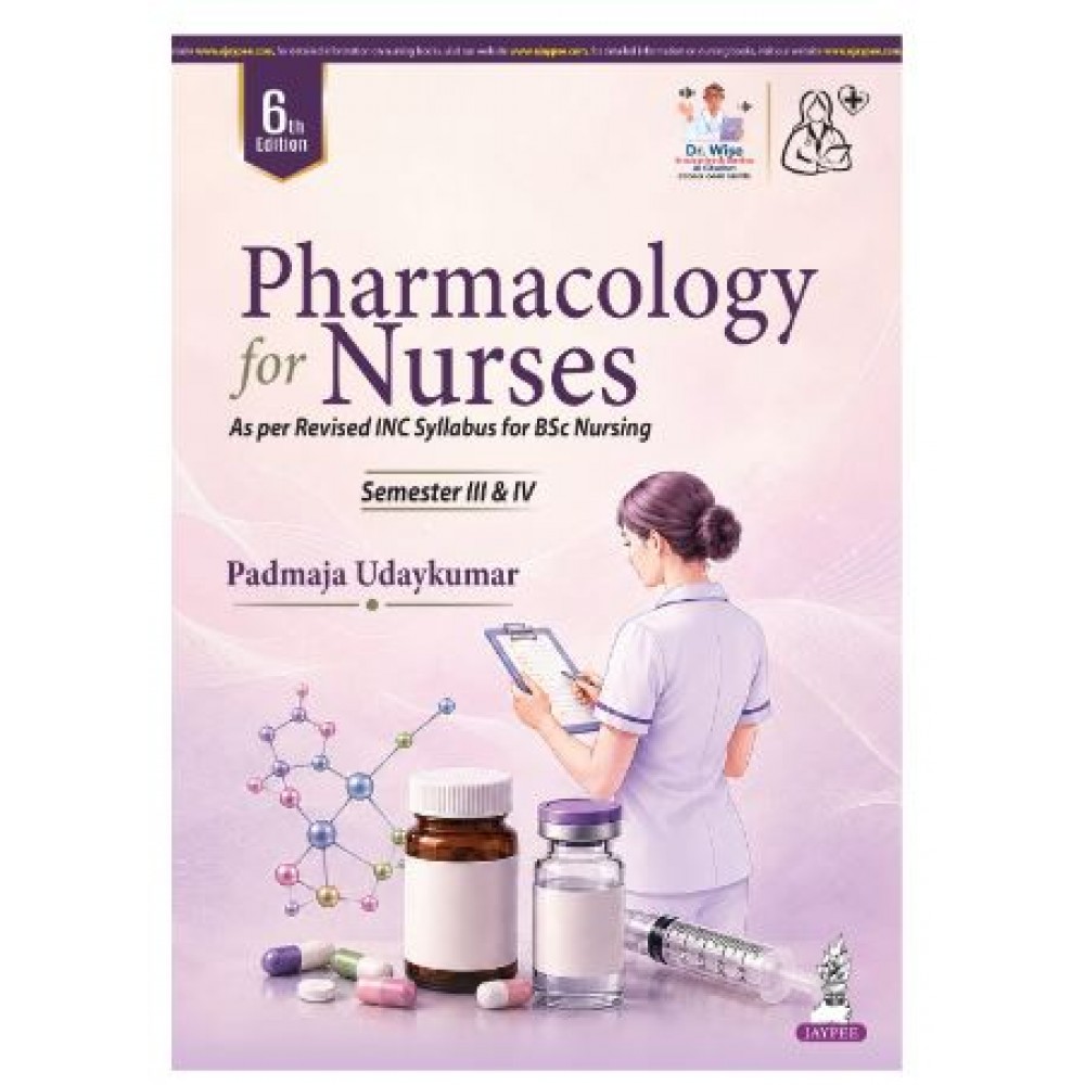 Pharmacology For Nurses;6th Edition 2027 By Padmaja Udaykumar