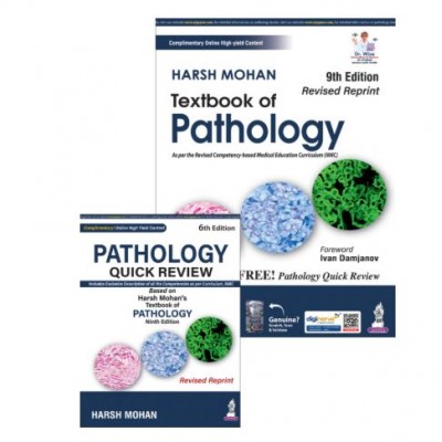 Textbook of Pathology(with free Pathology Quick Review);9th(Revised Reprint) Edition 2023 By Harsh Mohan