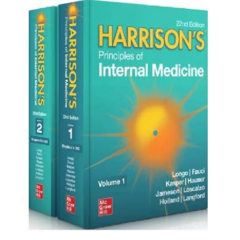 Harrisons Principles of Internal Medicine(2 Vols Set);22nd Edition 2025 by Longo, Fauci, Jameson