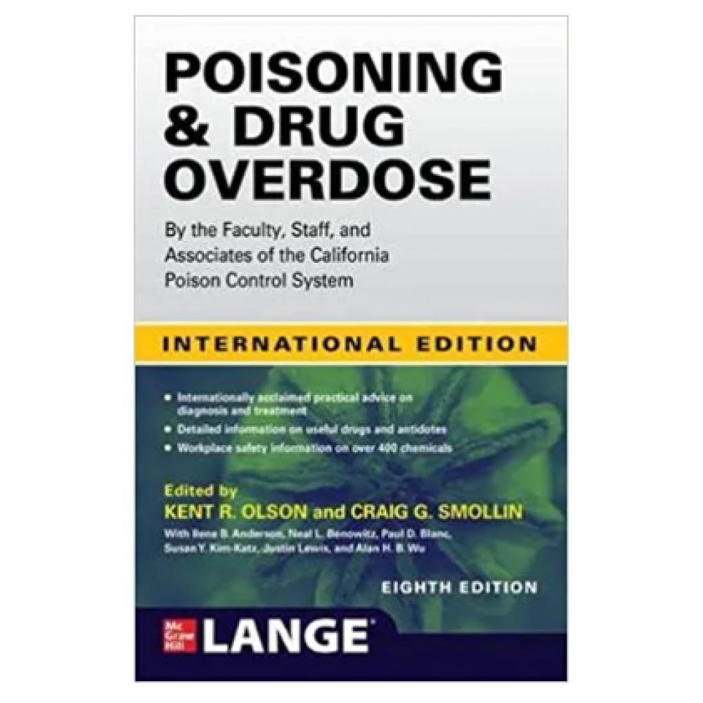 Poisoning and Drug Overdose;8th Edition 2022 By Kent R.Olson