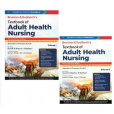 Brunner & Suddarth’s Textbook of Adult Health Nursing (2 Volume Set); 3rd (South Asia) Edition 2026 By Suresh K Sharma & S Madhavi