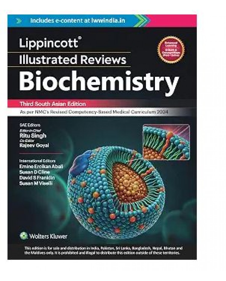 Lippincott Illustrated Reviews Biochemistry;3rd (South Asia) Edition 2026 by Ritu Singh & Rajeev Goyal