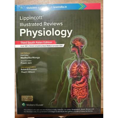 Lippincott Illustrated Reviews Physiology;3rd (South Asia) Edition 2026 by Madhulika Monga & Preeti Jain