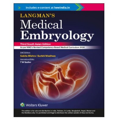 Langman's Medical Embryology;3rd (South Asia) Edition 2026 by Sabita Mishra & Surbhi Wadhwa