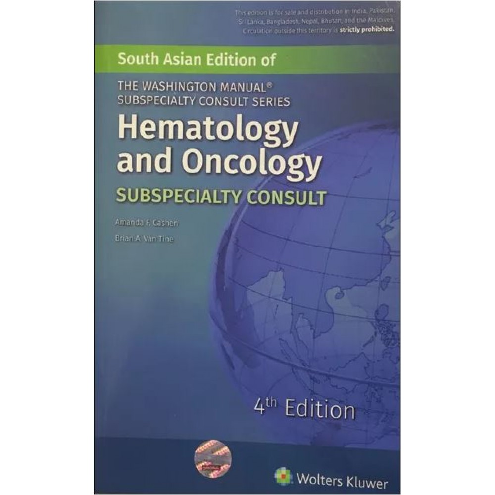 The Washington Manual Hematology and Oncology:Subspecialty Consult;4th Edition 2016 By Amanda F. Cashen and Van Tine, Brian