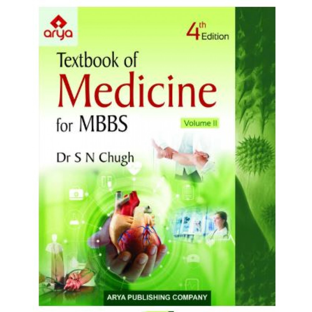 Textbook of Medicine for MBBS (Set of 2 Volumes);4th Edition 2022 By Dr.S.N. Chugh