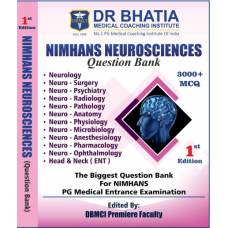 NIMHANS Neurosciences (QUESTION BANK):1st Edition 2019 By DBMCI