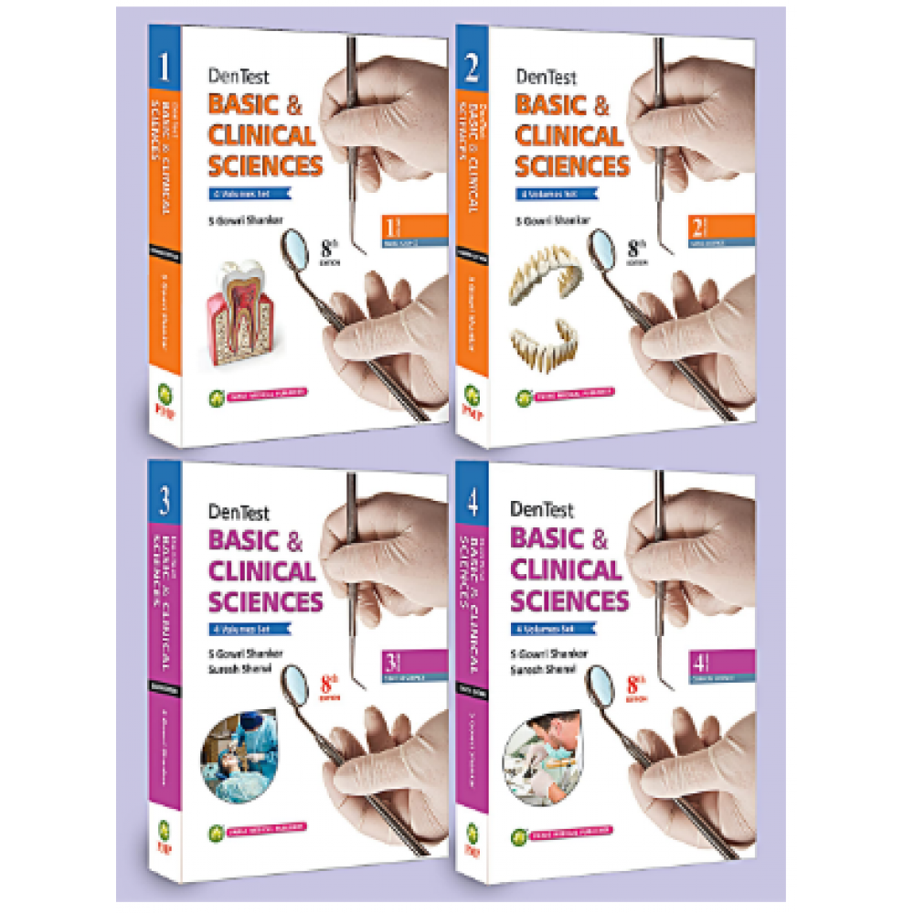 DenTest Basic & Clinical Sciences (4 Vols Set);8th Edition 2023 by S Gowri Shankar