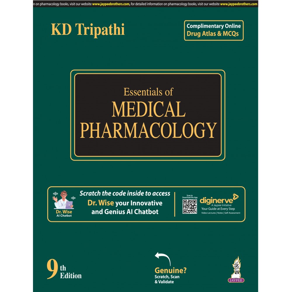 Essentials of Medical Pharmacology:9th Edition 2024 By KD Tripathi