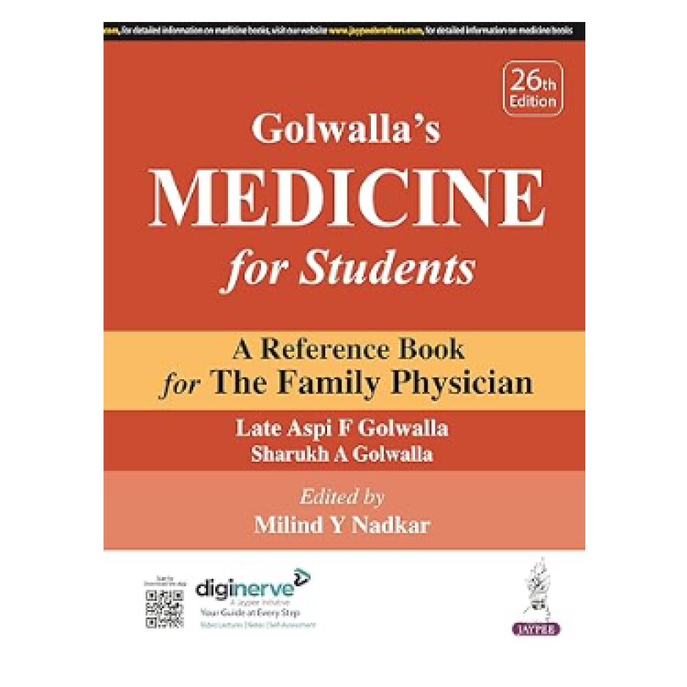 Golwalla's Medicine for Students;26th Edition 2024 by Late Aspi F Golwalla & Sharukh A Golwalla