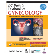 DC Dutta's Textbook of Gynecology;9th Edition 2024 By Hiralal Konar