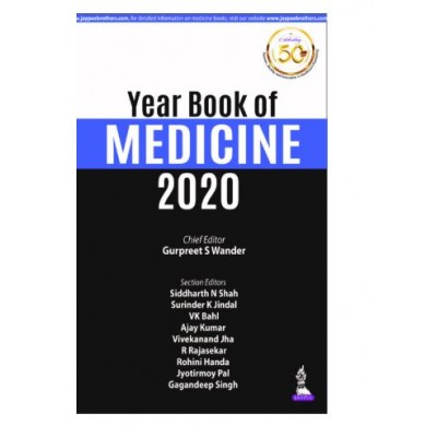 Year Book of Medicine 2020;1st Edition 2020 By Gurpreet S Wander