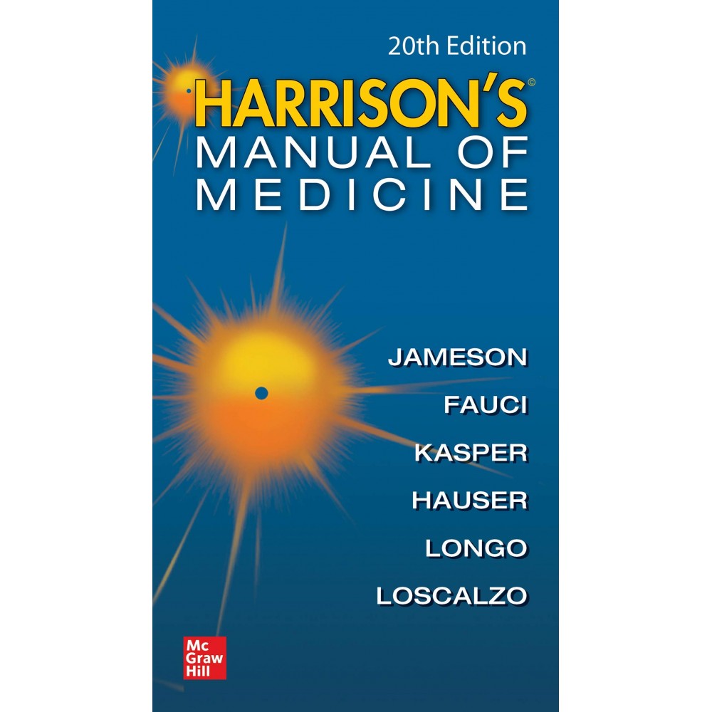 Harrison's Manual Of Medicine;20th Edition 2020 By Dennis L KasperAnthony S Fauci
