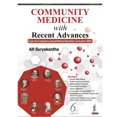Community Medicine with Recent Advances;6th Edition 2022 By AH Suryakantha