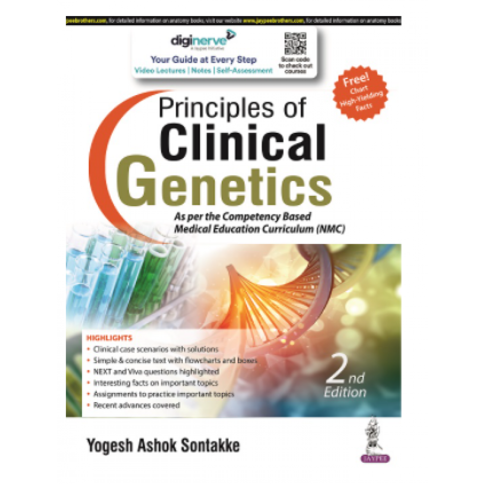 Principles of Clinical Genetics;2nd Edition 2022 By Yogesh Ashok Sontakke