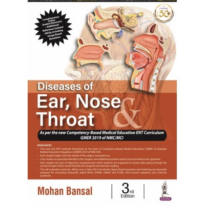 Diseases of Ear,Nose and Throat;3rd Edition 2021 Mohan Bansal