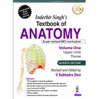 Inderbir Singh’s Textbook of Anatomy (Volume 1: Upper Limb and Thorax);7th Edition 2019 By V Subhadra Devi