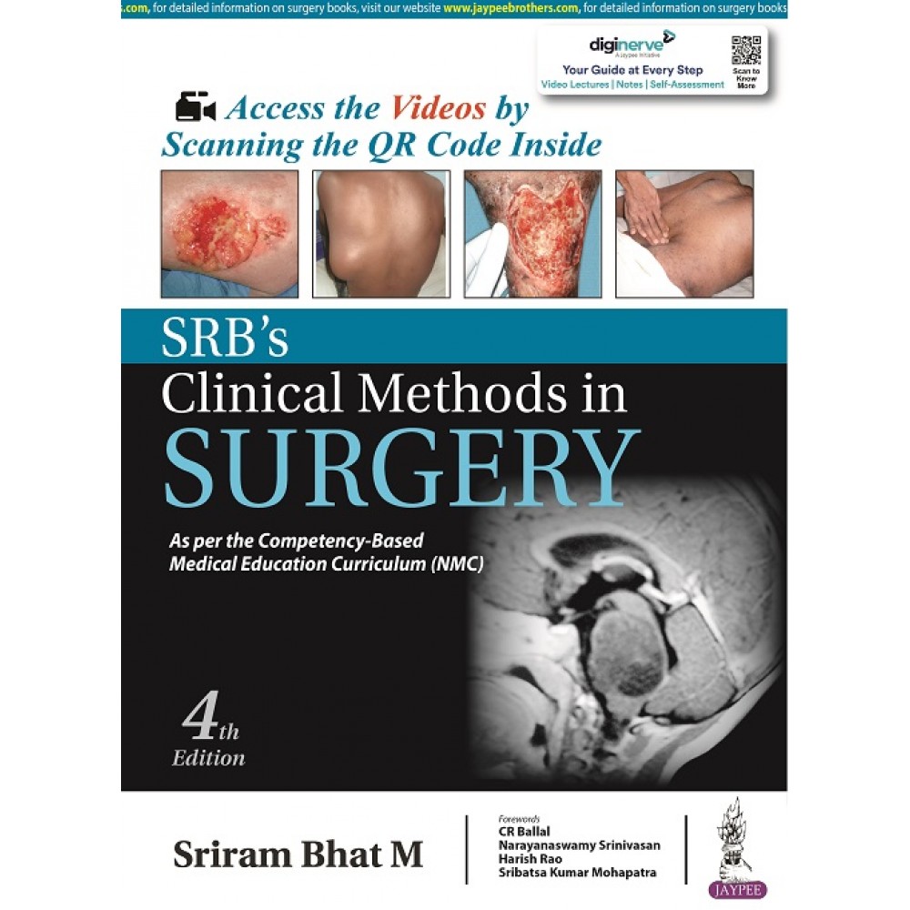 SRB’s Clinical Methods in Surgery;4th Edition 2023 By Sriram Bhat M