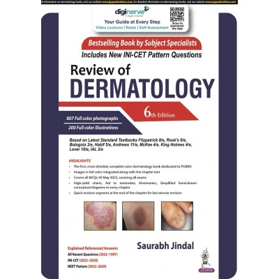 Review of Dermatology;6th Edition 2022 By Saurabh Jindal