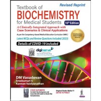 Textbook of Biochemistry for Medical Students:10th Edition 2023 By DM Vasudevan,Sreekumari S,Kannan Vaidyanathan