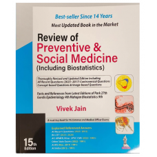 Review of Preventive & Social Medicine (Including Biostatistics);15th Edition 2023 by Vivek Jain