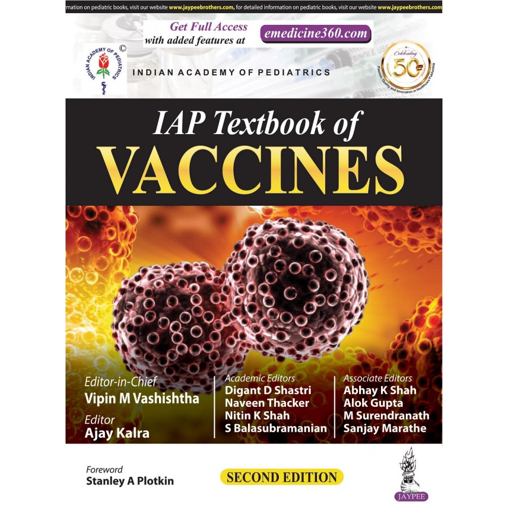 IAP Textbook of Vaccines;2nd Edition 2020 By Vipin M Vashishtha & Ajay Kalra