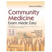Community Medicine Exam Made Easy;2nd Edition 2026 by Shubha DB, Sandhya Rani J & Vidya GS