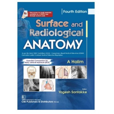 Surface and Radiological Anatomy;4th Edition 2026 by A Halim & Yogesh Sontakke