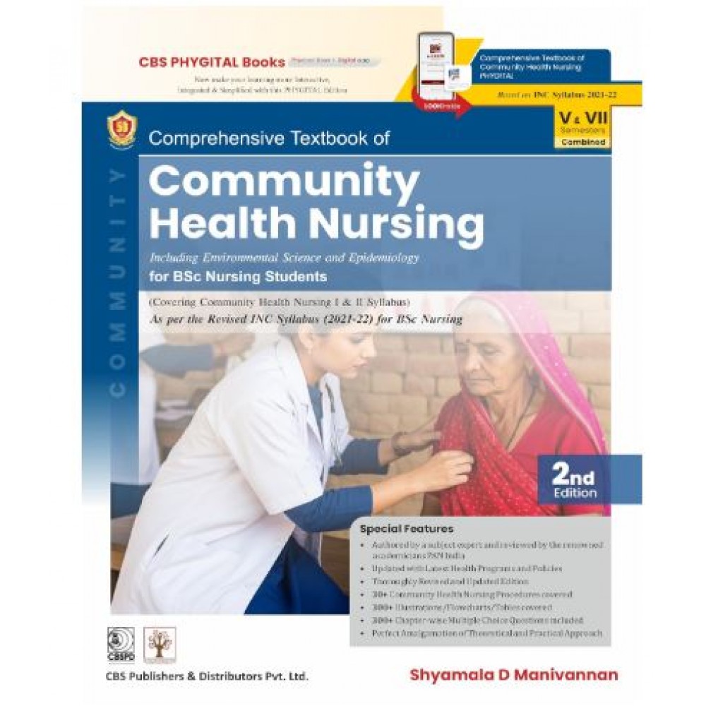 Comprehensive Textbook of Community Health Nursing for BSc.Nursing Students;2nd Edition 2026 By Shyamala D Manivannan