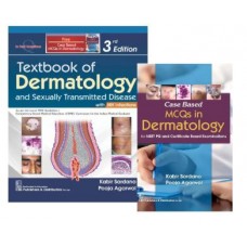 Textbook of Dermatology and Sexually Transmitted Diseases with HIV Infections (FREE Case Based MCQs in Dermatology for NEET PG and Certificate Board Examinations);3rd Edition 2026 by Kabir Sardana & Pooja Agarwal