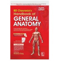 BD Chaurasia’s Handbook of General Anatomy (Free Wall Chart);8th Edition 2026 By Krishna Garg