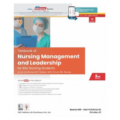 Textbook of Nursing Management and Leadership for BSc Nursing Students;2nd Edition 2025 By Beena MR,Hari Krishna GL & Kiruba JC