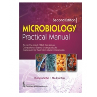 Microbiology Practical Manual As Per The Latest CBME Guidelines Competency Based Undergraduate Curriculum For The Indian Medical Graduate);2nd Edition 2021 By Saha Rumpa & Das Shukla