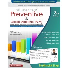 Conceptual Review of Preventive & Social Medicine(PSM);3rd Edition 2019 by Mukhmohit Singh