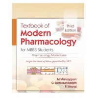 Textbook Of Modern Pharmacology For MBBS Students;3rd Edition 2021 By M Muniappan