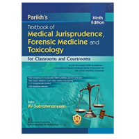 Parikh's Textbook of Medical Jurisprudence, Forensic Medicine And Toxicology for Classrooms and Courtrooms;9th Edition 2023 By BV Subrahmanyam