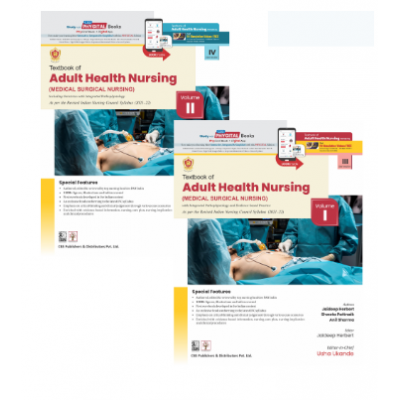 Textbook of Adult Health Nursing (Vol I and II);1st Edition 2023 by Usha Ukande, Jaideep Herbert & Anil Sharma