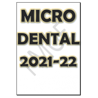 Microbiology PG-Dental Hand Written Notes 2021-22