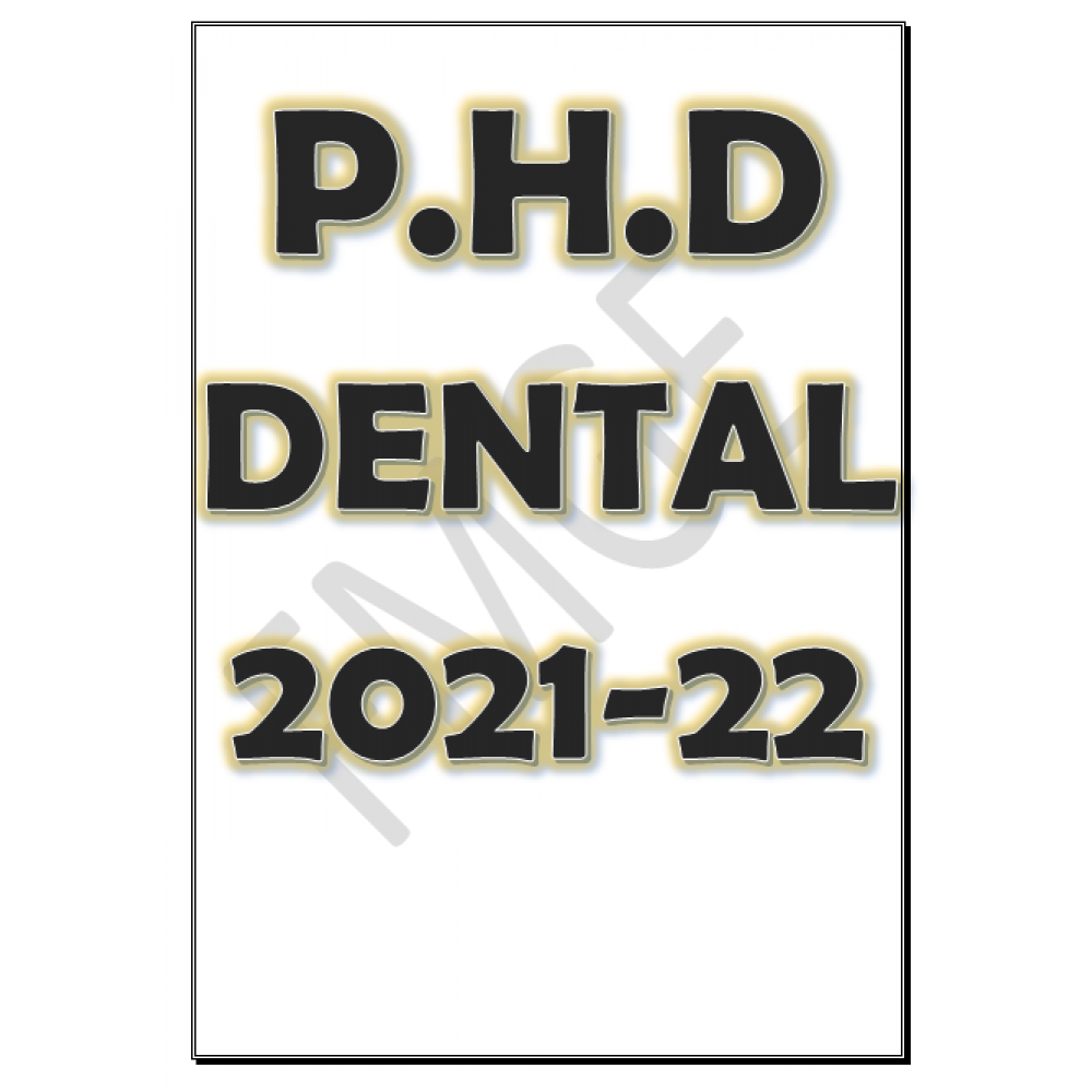 Public Health Dentistry PG-Dental Hand Written Notes 2021-22