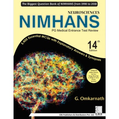 Neurosciences NIMHANS-PG Medical Entrance Test Review;14th Edition 2019 By G Omkarnath