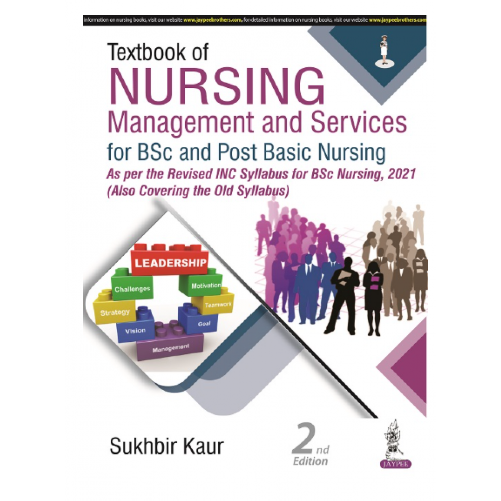 Textbook of Nursing Management and Services For BSc and Post Basic Nursing;2nd Edition 2022 By Sukhbir Kaur
