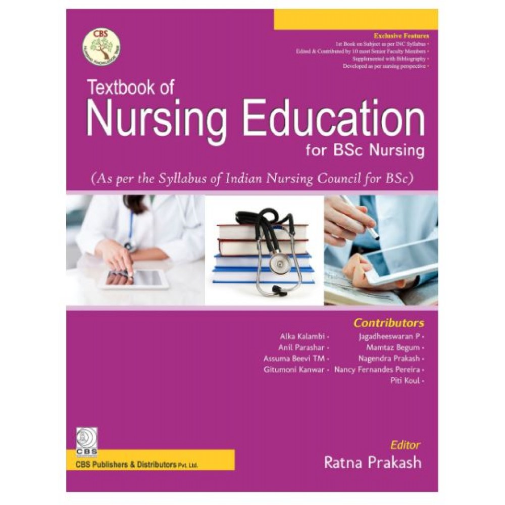 Textbook of Nursing Education for BSc Nursing;1st Edition 2018 By Ratna Prakash